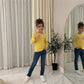 LUXE DIVA Girls Kids Plain Long Sleeve T-Shirt Round Neck Stretch School Top 2-13 Years