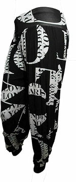 Load image into Gallery viewer, Women Ali Baba Hareem Harem Pants Ladie&#39;s Printed Baggy Cuffed Trouser Legging
