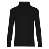 LUXE DIVA Kids Ribbed Polo Neck Top