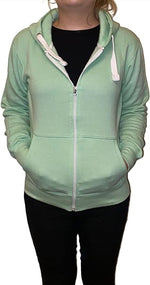 Load image into Gallery viewer, Ladies Plain Colour Hoodie Womens Fleece Hooded Top Zip Zipper Hoodie Sweatshirt Available in 22 Colours Plus Sizes 2XL-5XL
