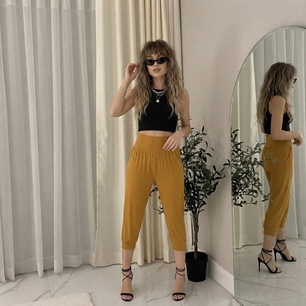 LUXE DIVA Women’s Full Length Harem Pants