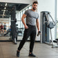 LUXE DIVA  Men's Fleece Joggers Elasticated Waist Zip Pockets Gym Sweatpants S-5XL