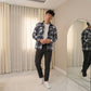 LUXE DIVA Mens collar lumber jack shirt and hoody lumberjack shirt