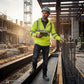 Luxe Diva Men's Class 3 Hi-Vis Reflective Safety Hoodie