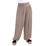 Load image into Gallery viewer, LUXE DIVA Women&#39;s Italian baggy harem Alibaba Ladies pants trousers UK Size 8-26 One Size Fit
