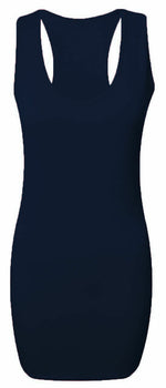 Load image into Gallery viewer, New Ladies Womens Long Racer Back Bodycon Muscle Vest Top Gym Top 8-26
