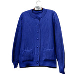 Load image into Gallery viewer, LUXE DIVA Womens Stitch Crew Neck Cardigan Ladies Knitted Pocket Front Button Up Long Sleeve Sweater UK 8-22
