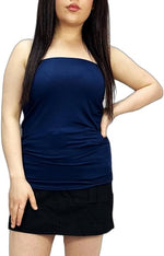 Load image into Gallery viewer, Women Ladies Ruched Bandeau Boob Tube Vest Crop Bra Top
