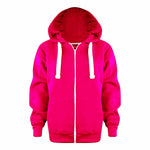 Load image into Gallery viewer, Girls Boys Children Fleece Plain Hoodie Top Kids Hooded Jacket Zip Up Warm Hoody 3-13 Years
