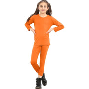 LUXE DIVA Girls 2-Piece Neon Summer Set – Stylish T-Shirt and Leggings Outfit for Ages 7-13