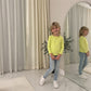 LUXE DIVA Girls Kids Plain Long Sleeve T-Shirt Round Neck Stretch School Top 2-13 Years