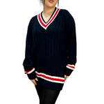 Crew Clothing Ladies Navy Cricket Jumper Crew Clothing Pink Womens