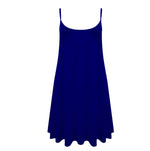 Load image into Gallery viewer, Women&#39;s Plain Cami Stretchy Flared Ladies Swing, Mini Dress Long Vest Top 8-22
