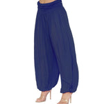 Load image into Gallery viewer, LUXE DIVA Women&#39;s Italian baggy harem Alibaba Ladies pants trousers UK Size 8-26 One Size Fit
