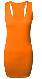 Load image into Gallery viewer, New Ladies Womens Long Racer Back Bodycon Muscle Vest Top Gym Top 8-26
