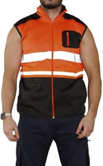 Load image into Gallery viewer, Hi Viz High Visibility Body Warmer Workwear Safety Wear Sleeveless Waistcoat
