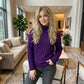 LUXE DIVA Women's Polo Neck Jumper – Warm Long Sleeve Pullover Sweater