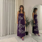 LUXE DIVA Womens Floral Maxi Dress