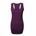 Load image into Gallery viewer, New Ladies Womens Long Racer Back Bodycon Muscle Vest Top Gym Top 8-26
