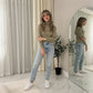 LUXE DIVA Women's Ribbed Stretch Polo Turtle Neck Jumper Top S to 3XL