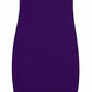LUXE DIVA Ladies Scoop Neck Bodycon Dress Cap Sleeve Slim Fit Midi Dress Womens Plus Size Plain Stretch Ladies Jersey Midi Dress Sizes 8-26