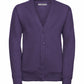 Girls V-Neck School Cardigans Long Sleeve Button-up knitwear for School Uniform