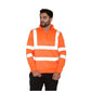 Hi Vis Quarter Zip Sweatshirt Ð Reflective Safety Fleece