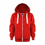 Load image into Gallery viewer, Girls Boys Children Fleece Plain Hoodie Top Kids Hooded Jacket Zip Up Warm Hoody 3-13 Years

