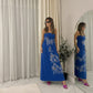 LUXE DIVA Womens Floral Maxi Dress