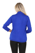 Load image into Gallery viewer, Womens Fine Knitted Striped Jumper Open Long Sleeve Sweater Twin Cardigan

