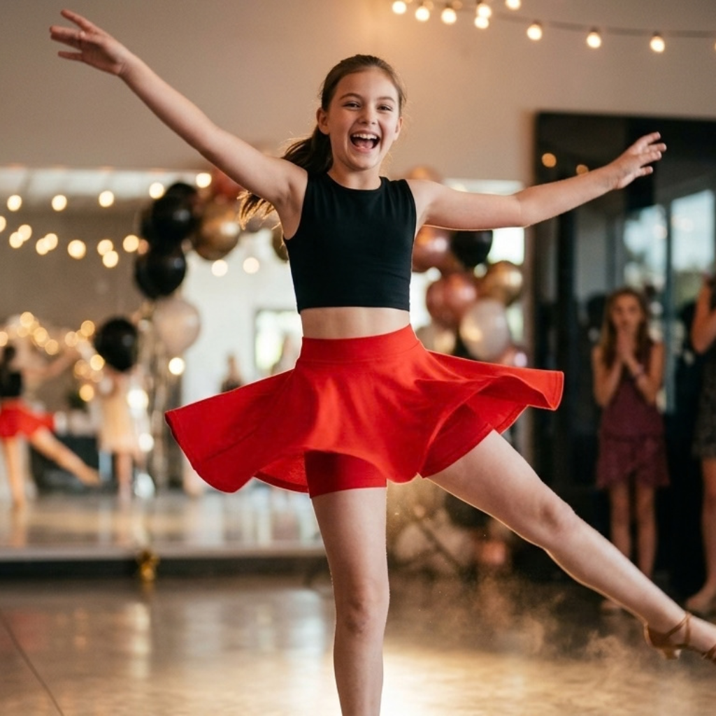 LUXE DIVA Girls Skort for Kids, Skirt with Built In Shorts, School, PE, Sports, Playwear Ages 5-13