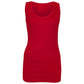 Women’s Plain Summer Stretchy Ribbed Vest Ladies Casual Sleeveless Cotton Camisole T-Shirt Style Muscle Gym Sports Rib Cami Long Vest Tank Tee Top
