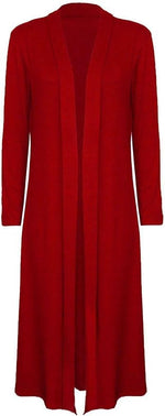Load image into Gallery viewer, Womens Maxi Plus Size Long Cardigans for Women Collared Top
