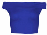 Load image into Gallery viewer, Women&#39;s Off Shoulder Crop Top Bardot Sleeveless Cropped Vest Short T-Shirt Plain
