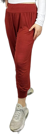 Load image into Gallery viewer, Harem Pants for Women UK Plain &amp; Printed - Full Length Ankle Cuff Stretchy and Comfortable Alibaba Hippie Trouser for Yoga and Beach Festivals

