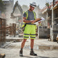 LUXE DIVA Men's Hi Vis Shorts High Visibility Reflective Combat Cargo Workwear Shorts