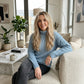 LUXE DIVA Women's Polo Neck Jumper – Warm Long Sleeve Pullover Sweater
