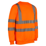 Hi Vis Crew Neck Sweatshirt Ð Reflective Safety Jumper (SÐ2XL)