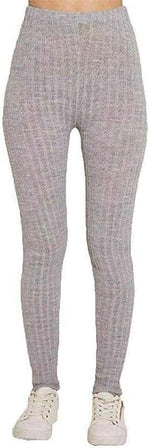 Load image into Gallery viewer, Ladies Chunky Cable Knitted Full Length Thick Leggings Women&#39;s Stretchy Pants Ladies Plain Warm Thick Chunky Cable Ladies Ribbed Knitted Leggings

