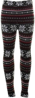 Load image into Gallery viewer, Womens Knitted Tartan Leggings Ladies Soft Warm Wool Christmas Retro Legging
