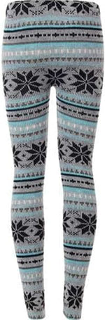 Load image into Gallery viewer, Womens Knitted Tartan Leggings Ladies Soft Warm Wool Christmas Retro Legging
