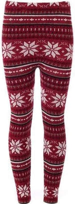 Load image into Gallery viewer, Womens Knitted Tartan Leggings Ladies Soft Warm Wool Christmas Retro Legging
