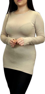 Load image into Gallery viewer, Ladies Long Sleeve T-Shirt Top Womens Size 8-26
