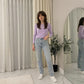 LUXE DIVA Women's Long Sleeve Round Neck T Shirt Top Sizes 8-26