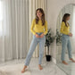 LUXE DIVA Women's Long Sleeve Round Neck T Shirt Top Sizes 8-26