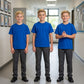 LUXE DIVA Kids Plain T-Shirts Boys & Girls School PE Tops Ages 2–15 Years Pack of 1, 2 or 3