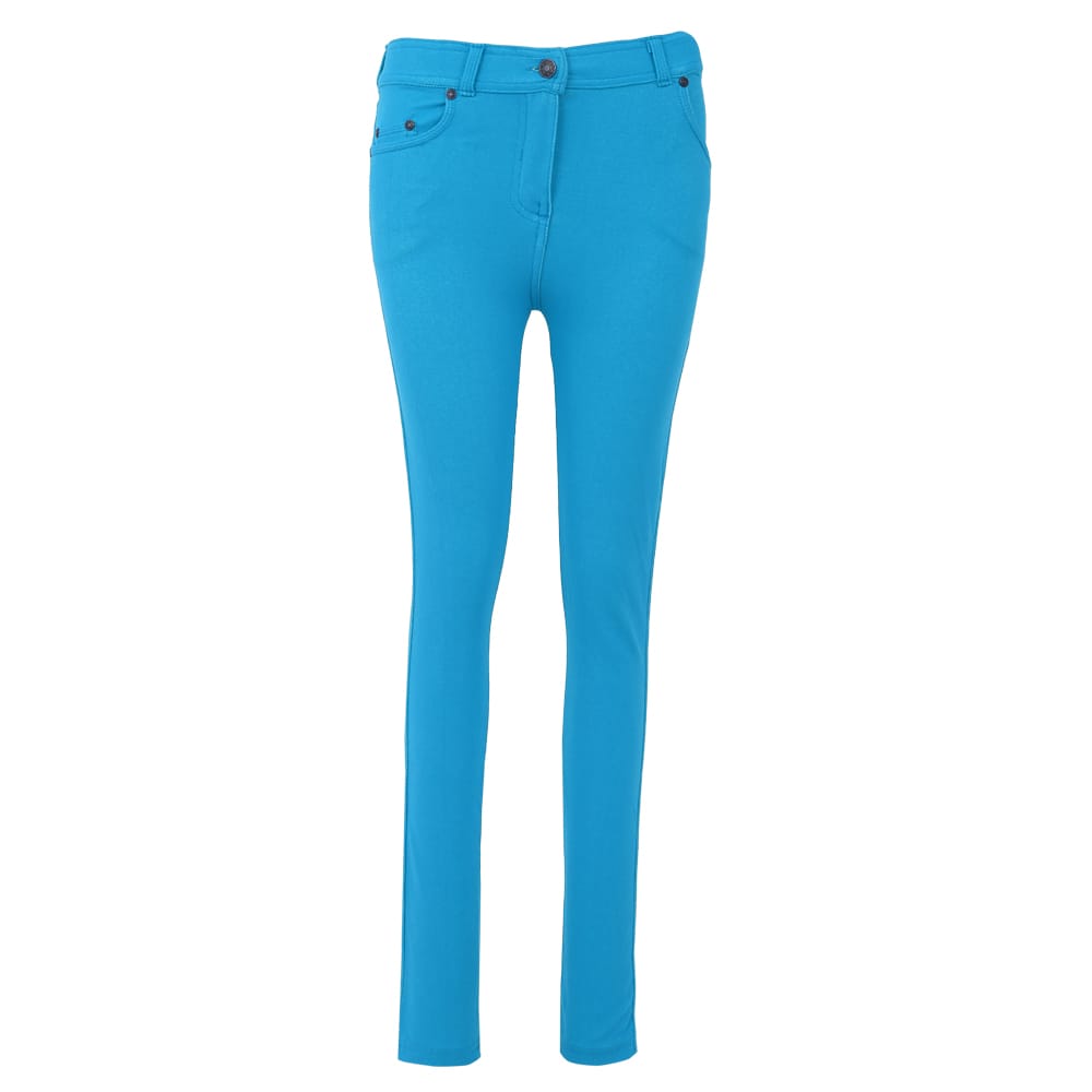 LUXE DIVA Women’s High-Waisted Skinny Jeggings – Stretchable Plain Black Denim Leggings with Pockets, Slim Fit Jeans Pants for Ladies & Girls, Size 8-22