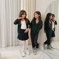 LUXE DIVA Girls Pack of 2 Knitted Cardigans School Uniform Long Sleeve Sweater Ages 3-14 Years