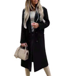 Load image into Gallery viewer, LUXE DIVA Women&#39;s Winter Coat Wool Autumn And Casual Thickening Warm Long-Sleeved Mid Length Coat, S-2XL
