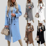 Load image into Gallery viewer, LUXE DIVA Women&#39;s Winter Coat Wool Autumn And Casual Thickening Warm Long-Sleeved Mid Length Coat, S-2XL
